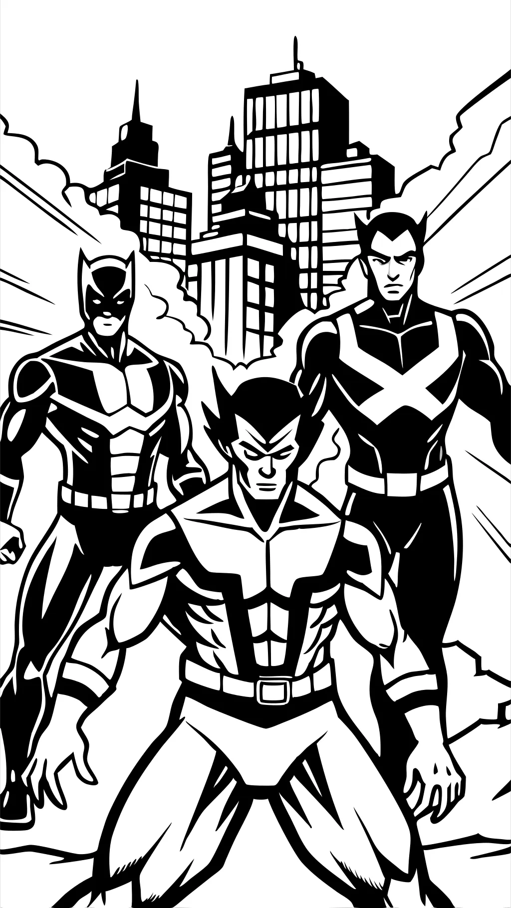 X Men Coloring Page